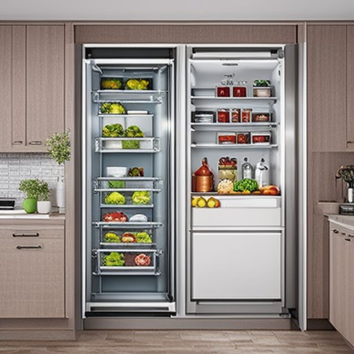Wie man seinen Kühlschrank harmonisch in eine Küche versteckt oder integriert